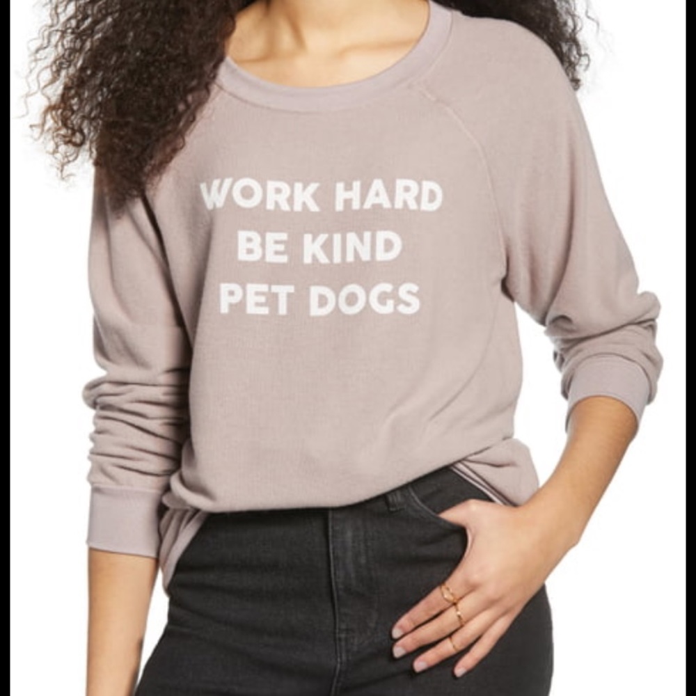 PROJECT SOCIAL T Brushed Hacci Long Sleeve Tee